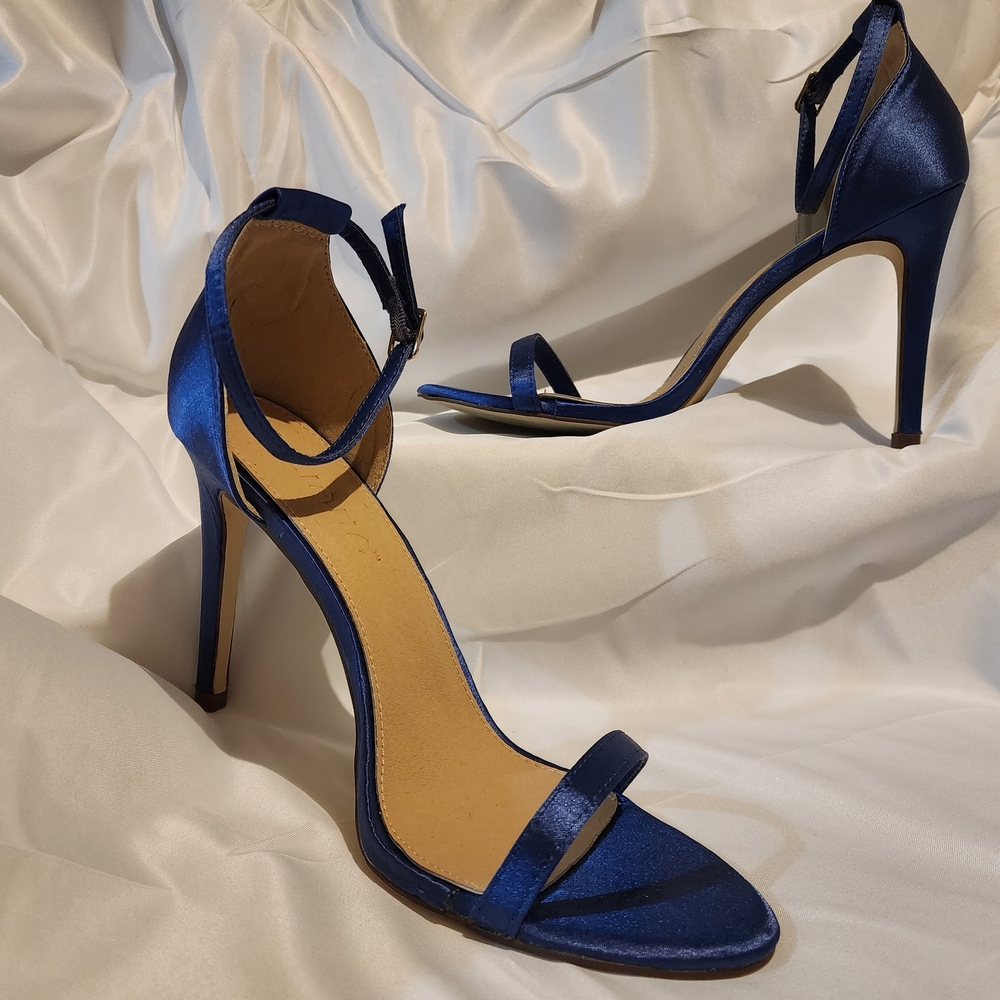 Elegant Blue Stiletto Heels